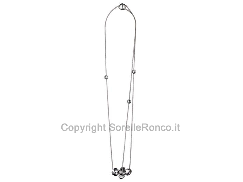 COLLANA BREIL WATERFALL ARGENTO 80CM