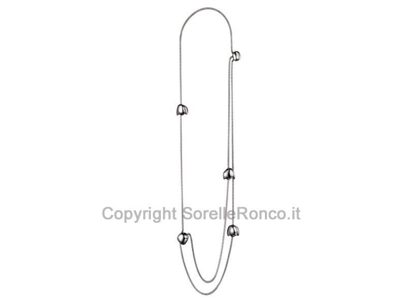 COLLANA BREIL WATERFALL ARGENTO 80CM