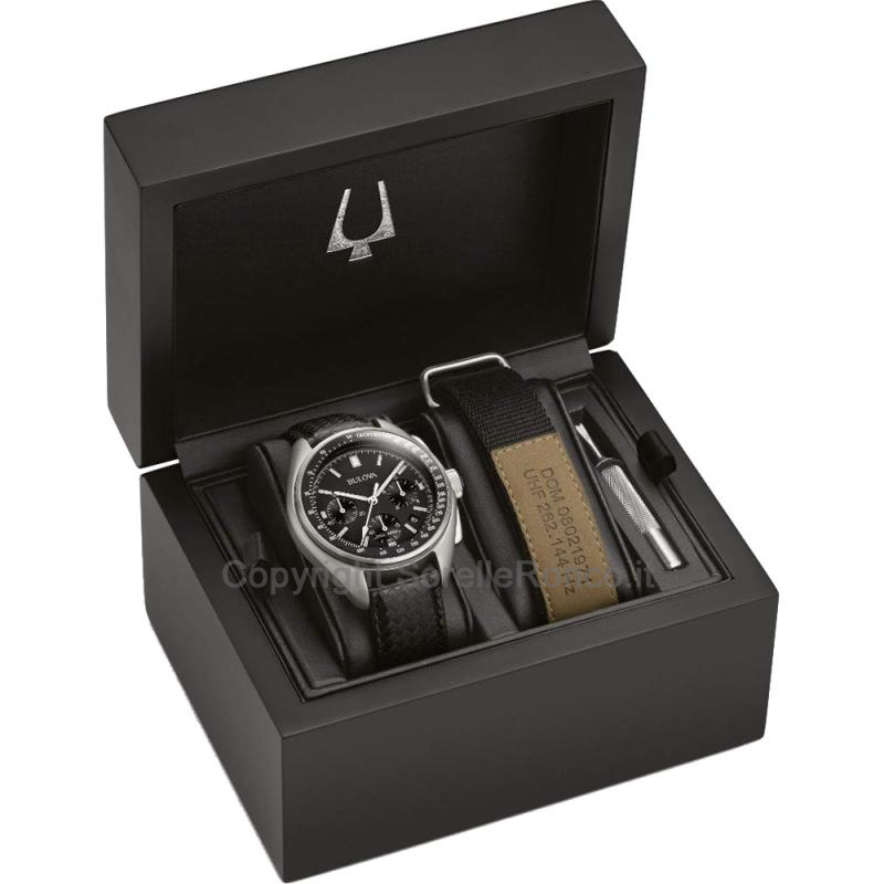 BULOVA LUNAR PILOT CHRONO MOONWATCH NERO 45MM