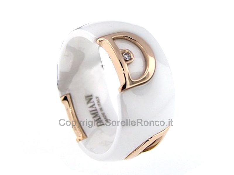 D.ICON ANELLO DAMIANI ORO CON DIAMANTE