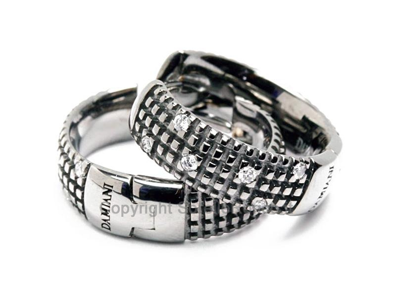 DAMIANI ORECCHI METROPOLITAN ORO BLACK