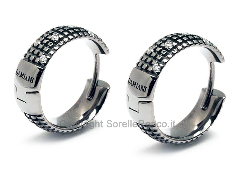 DAMIANI ORECCHI METROPOLITAN ORO BLACK