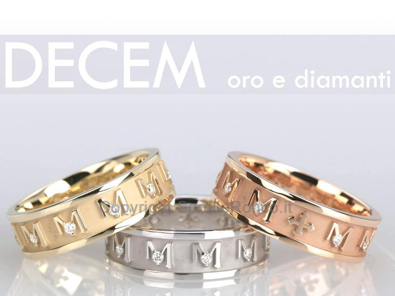 TUUM DECEM ORO ROSA 9KT CON DIAMANTI
