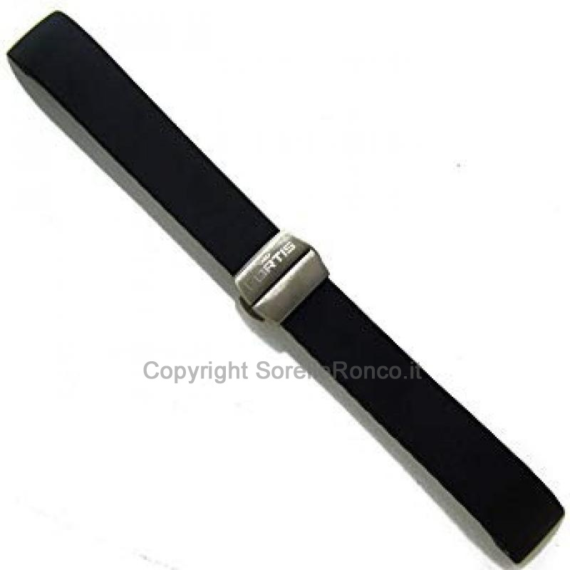 CINTURINO GOMMA OROLOGIO FORTIS B42 CON ANSA 24MM