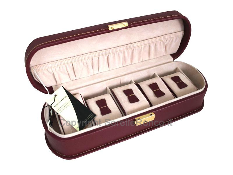 BOX PORTA 5 OROLOGI MODELLO BOSTON
