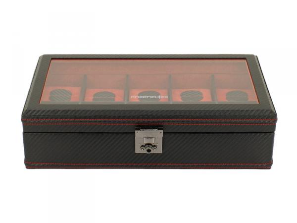 32048-2 - Box Porta 10 Orologi Friedrich Carbon
