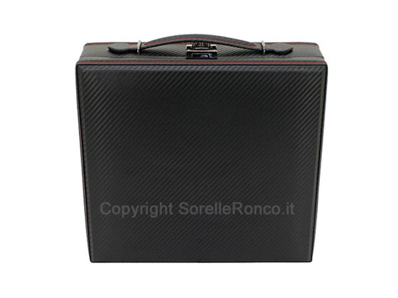 VALIGETTA PORTA 12 OROLOGI CARBON