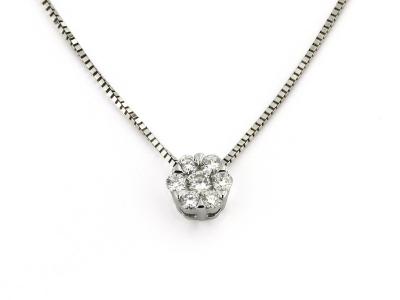 Girocollo in Oro con Diamanti 0.13 Ct