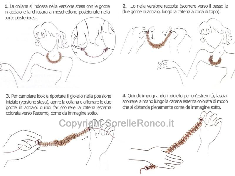 COLLANA ROCKMANTIC SILVER ICE