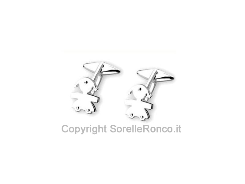 GEMELLI ORO BIANCO FEMMINUCCIA