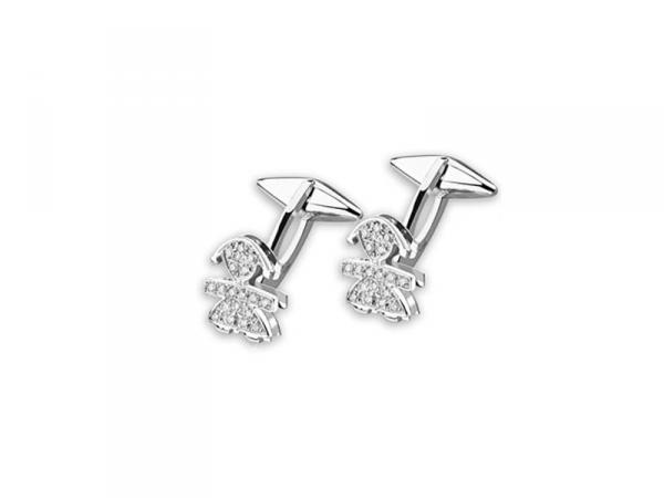 LBB065 - Gemelli Oro Bianco Femmina
