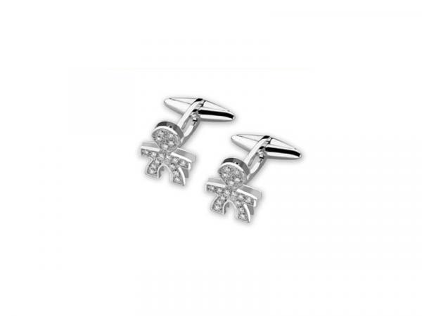 LBB064 - Gemelli Oro Bianco Maschietto 