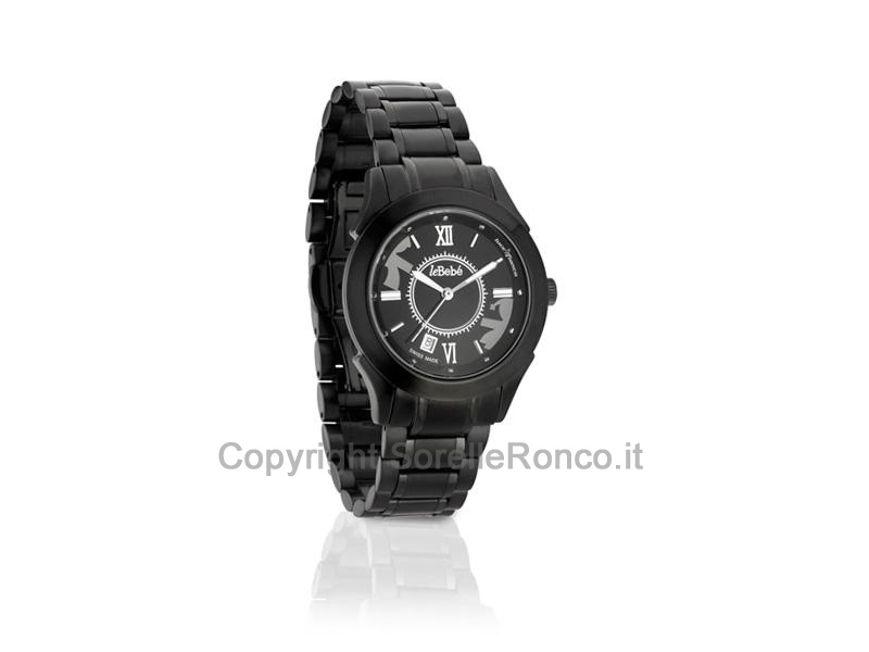 OROLOGIO LE BEBE ACCIAIO NERO