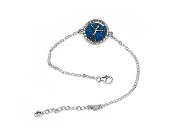 GS5213A - Bracciale Argento Pensieri Felici Blu