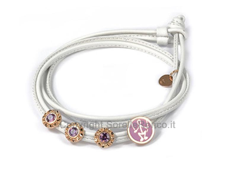 BRACCIALE PENSIERI FELICI DOPPIO GIRO
