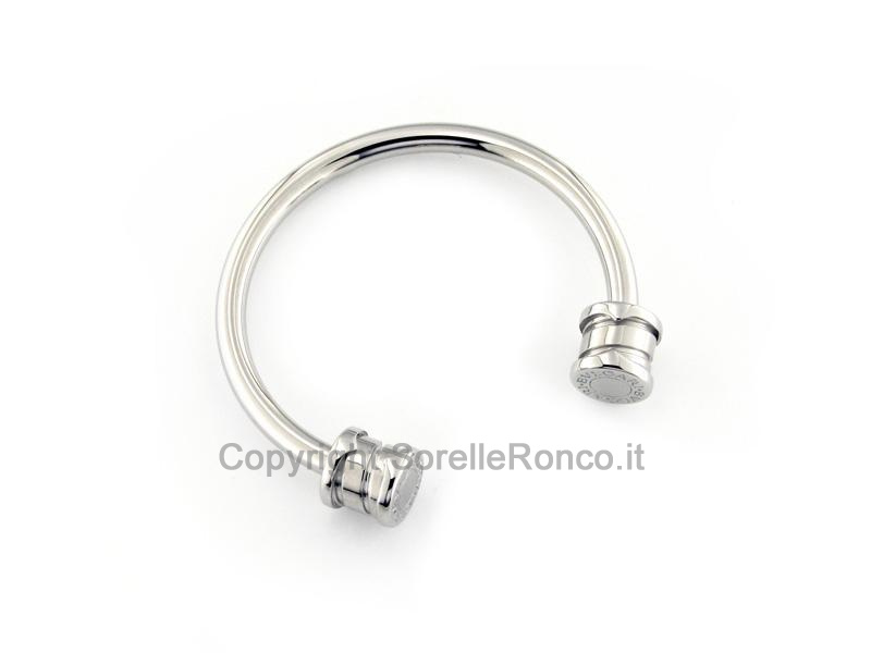 PORTACHIAVE BULGARI POCHETTE IN ARGENTO