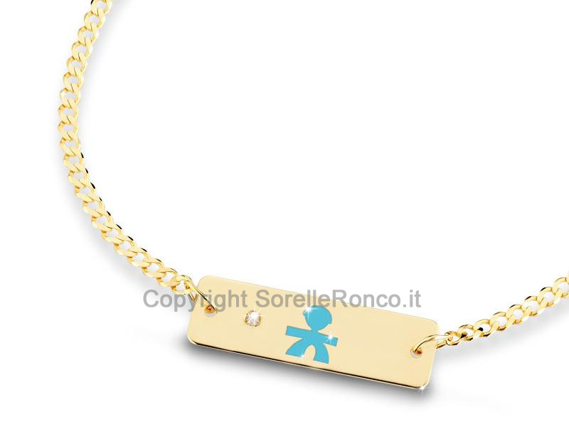 BRACCIALE PRIME GIOIE BIMBO CON DIAMANTE