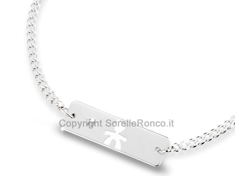 BRACCIALE PRIMEGIOIE BIMBO CON DIAMANTE