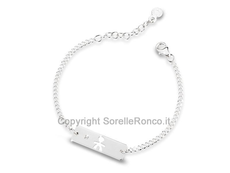 BRACCIALE PRIMEGIOIE BIMBO CON DIAMANTE