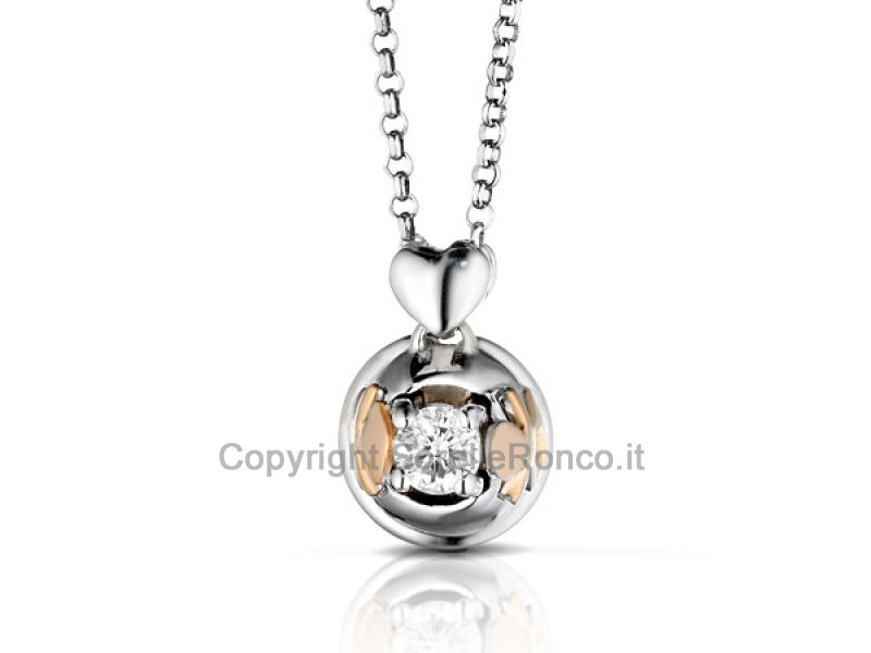COLLANA PUNTO LUCE BIMBO E BIMBA CT 0.21
