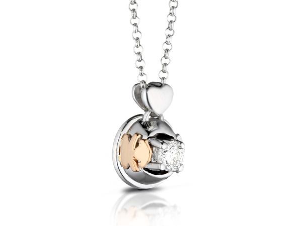 LBB242 - Collana gli Inseparabili BIMBA ct 0.12