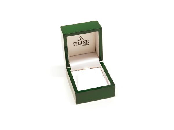 FILINE - Scatola Porta Gioielli in Legno Verde