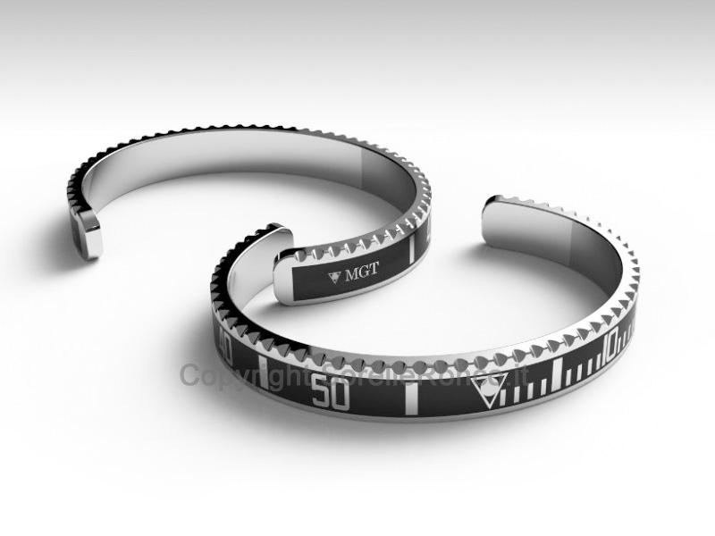 BRACCIALE SPEEDOMETER MGT GHIERA NERA