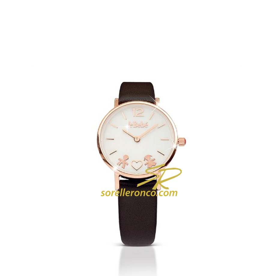 Le Bebe Battiti 26mm Pelle Moka