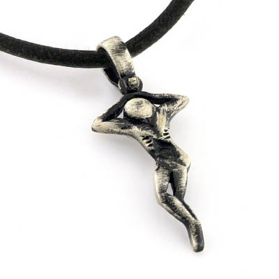 Collana con crocifisso moderna